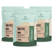 가루 젤라틴 파우더 젤라틴 분말 500g 3팩
