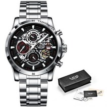 40대남자시계 남자 시계 남자시계 남자손목시계 손목시계 남성시계 남자메탈시계 오토매틱시계 명품 40대 남성용 손목 메탈시계 50대남성시계 명품시계 남자사각시계 lige 남성용