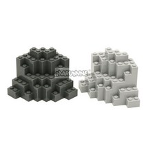 Marumine-23996 산악 벽돌 8x8x6 하우스 MOC 블록 아이디어 빌딩 부품 교육용 DIY 게임 완구 디자이너 남아 및 여아용, Random Colors