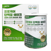락티브 프로케어 단백질 쉐이크 산양유 초유 분리대두 유청 304g 2통