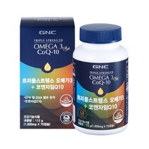 GNC [GNC][AK백화점] 트리플스트랭스 오메가3 + 코엔자임Q10(70캡슐), 선택완료, 단품없음