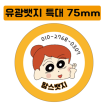 뱃지제작 소량뱃지제작 특대75mm