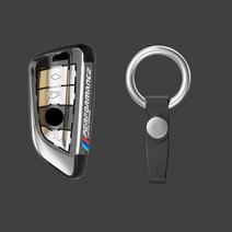 ABS 도금 케이스 M 성능 BMW X1 X3 X5 X6 1 2 5 7 F15 F16 E53 E70 E39 F10 F30 G30 Fob 쉘 Protecor, 06 silver keyring