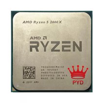 라이젠 75700 GAMDRyzen 5 2600X R5 3.6 GHz 6 코어 12 스레드 CPU 프로세서 YD260XBCM6IAF 소켓 AM4 라이, 한개옵션0