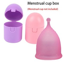 생리컵 생리컵추천 위생생리컵 투명 생리 컵 실리콘 누출 방지 여성 여성 생리 기간 컵 보관 케이스 여성 위생 제품, 분홍색