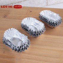 롯데 일회용 반찬 은박지 접시 베이킹컵 90p 컵케익 머핀 제과 제빵 틀 은박 호일 과자 홈 쿠킹 위생 포장 도시락 그릇 깔개 알루미늄 컵케이크 오븐 빵 만들기, 90개