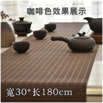 BAICHENG 식탁매트 티 테이블매트 대나무 식탁보, 1, F