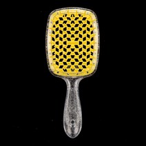 Janeke-지널 빗 두피 마사지 브러시 헤어 브러시 속이 빈 Janeke 헤어 살롱 플라스틱 할로우, 07 K