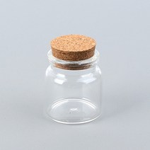 소스밀폐통 밀폐 유리 병 코르크 소품 데코, 사이즈, 37x40mm