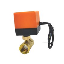 솔밸브 DN15 DN20 DN25 AC 220V 황동 전동 볼 밸브 2 웨이 3 와이어 DC 12V 솔레노이드 액추에이터, 03 DN25_02 12V