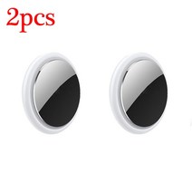 미니 GPS 추적기 블루투스 4.0 AirTag 스마트 로케이터 분실 방지 장치 모바일 키 애플 호환 애완 동물 키즈 파인더, [02] Tracker white 2개 낱개구성