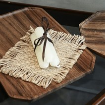 팔각 우드트레이 가벼운 나무쟁반 직팔각