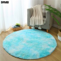 DFMEI 원형 카펫 롱 담요 매트