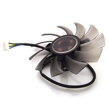 쿨링팬 컴퓨터팬 케이스쿨러DC 브러시리스 팬 T128010SH 12V 0.25A 75mm 40x40x40mm ASUS GTX560 HD5870, 한개옵션0