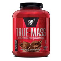 BSN TRUE-MASS Weight Gainer Chocolate Milkshake 비에스엔 트루 매쓰 웨이트 게이너 초콜릿 밀크쉐이크 2.64kg, 1개
