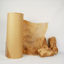 팩센스 버블 종이완충재 50M 종이 에어캡 포장재 뽁뽁이 포장지, 옵션선택, 크라프트 디스펜서