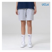 유씨엘에이(UCLA) 드로스트링 카고 숏 팬츠[BLACK](UY4SP14_39)
