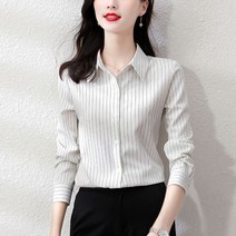 송혜교셔츠 문동은남방 스트라이프셔츠 오리지널 결혼식 슬림핏 디자인 고급스러운 블라우스