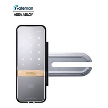 아이레보 게이트맨 유리문도어락 강화유리문 샤인U 번호 카드키 4개 디지털도어락 자가설치, 샤인U/걸쇠 필요없음