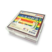 종이나라 10색 500매 우리한지 케이스 색한지 운용지, 단품