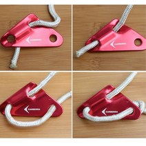 로프 텐션조절 타프용 삼각스토퍼 10개세트 텐트용 비박 엠티용