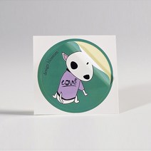 페토닷컴 초강접 유광코팅 원형 스티커 제작 주문 인쇄 라벨, H-초강접-유광코팅-100mm, 500매