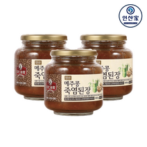 인산가 국산 전통 재래식 유기농 시골 메주 콩 인산 죽염 된장 900g 2+1 3통, 1개