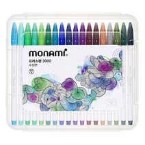 모나미 프러스펜 3000 48색 세트 플러스펜 수성펜