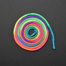 니스포 리듬체조 줄 3m 연습용 단색 리듬체조 로프, 핑크