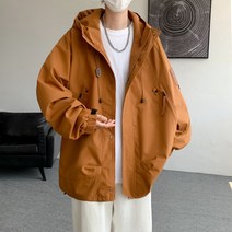 카고 야상 후드 방수 방풍 남녀공용 캐주얼 바람막이
