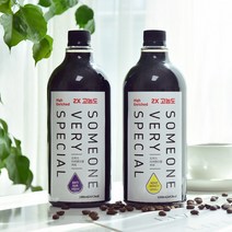 소브스 고농도 2X 더치커피 1L 고카페인커피 홈카페 업소용 콜드브루원액, 예가체프