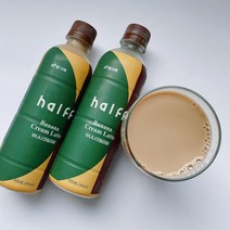 빙그레 하프커피 바나나크림라떼 페트음료 410ml, 33개