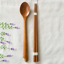 천연옻칠 과일나무 아동 어린이 수저세트 독특한 디자인 우드 숟가락 젓가락, 아동수저세트