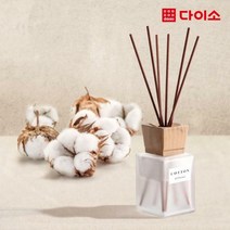 [다이소]사각나무 뚜껑디퓨저110 ml (코튼향)-1036113