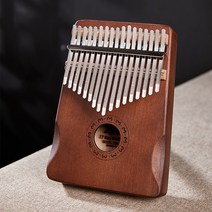 칼림바 17/21 키 전문 엄지 피아노 단단한 나무 베니어 키보드 악기 스마스 선물, 02 17 keys brown color