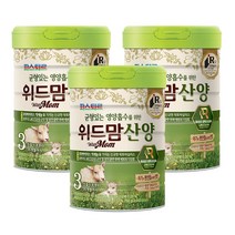 파스퇴르 위드맘 산양 3단계 750g 3캔