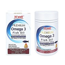 뉴질랜드 하이웰 프리미엄 오메가3 피쉬오일 1000mg 300캡슐 알티지오메가3 비타민, 1box