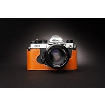 [TP] 니콘 FM3A 카메라 소가죽 속사케이스 nikon fm3a, 황갈색