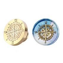 왁스 인감 스탬프 빈티지 라운드 골동품 씰링 초대장 diy 봉투 취미 도구 전용 구리 헤드 교체, b