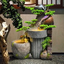 분수대 정원 테라스 다채로운 수영장 펌프 실내외, A