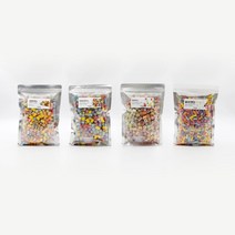 [캔디원 ] 수제캔디 대용량(500g/1kg) 4종 골라담기 답례품 대용량 수제 캔디 사탕 어린이집 유치원 기념일 선물, 러브믹스(1kg)