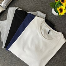 여름루즈핏티셔츠 라운드반팔티 하이스판 순면 코튼 캐쥬얼 와이드 많다 색 트렌드 D18P25 4996115953