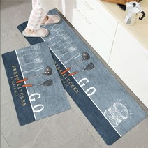 SKANDSALO 주방 바닥 긴 매트 미끄럼방지 발매트 카펫, C_45x90+45x180CM