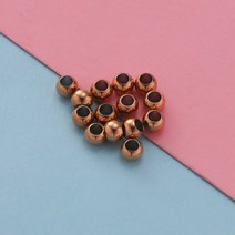 건조기 양모볼 세탁기 먼지 제거 드럼 론벤티 50점스테인리스 오픈 점프 반지 더블 루프 다, 로즈골드 3x4mm