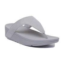 FITFLOP Lottie Glitzy 여성 S 끈 아치 지원 샌들 실버 미국 10 NWB 샌들 슬리퍼