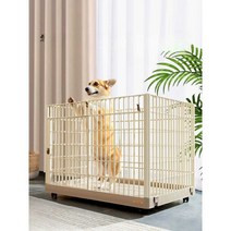 강아지하우스 애견 집 개집 철제 반려견 울타리 소형견, 1000 대형 알몸 케이지 M-중형 사이즈