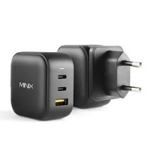MINIX NEO P1 GaN 66W 포터블 미니 PD 고속멀티충전기, 1개, 블랙