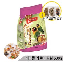 브랜드없음 비타폴 카르마 모란 혼합사료 500g / 새사료 새모이, 단품없음