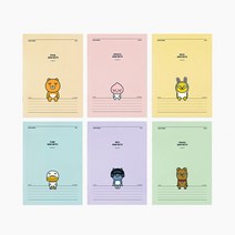 [카카오프렌즈] A5 중철노트 - 카카오줄노트 카카오노트, 라이언