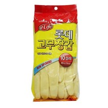 롯데이라이프 고무장갑 미니 소 아이보리, 롯데 고무장갑-미니아이보리NEW-소, 상세설명 참조